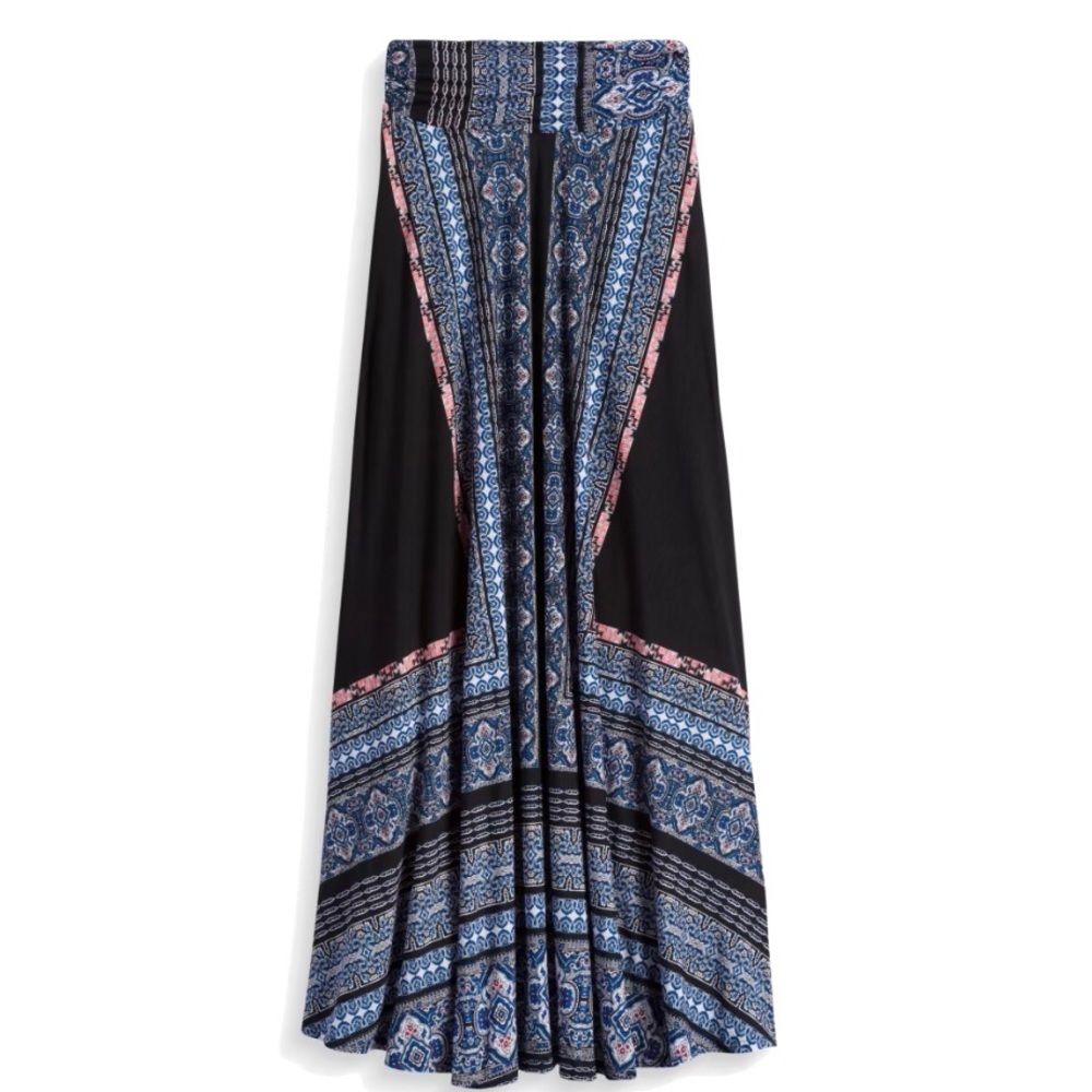 Multi colored maxi skirt